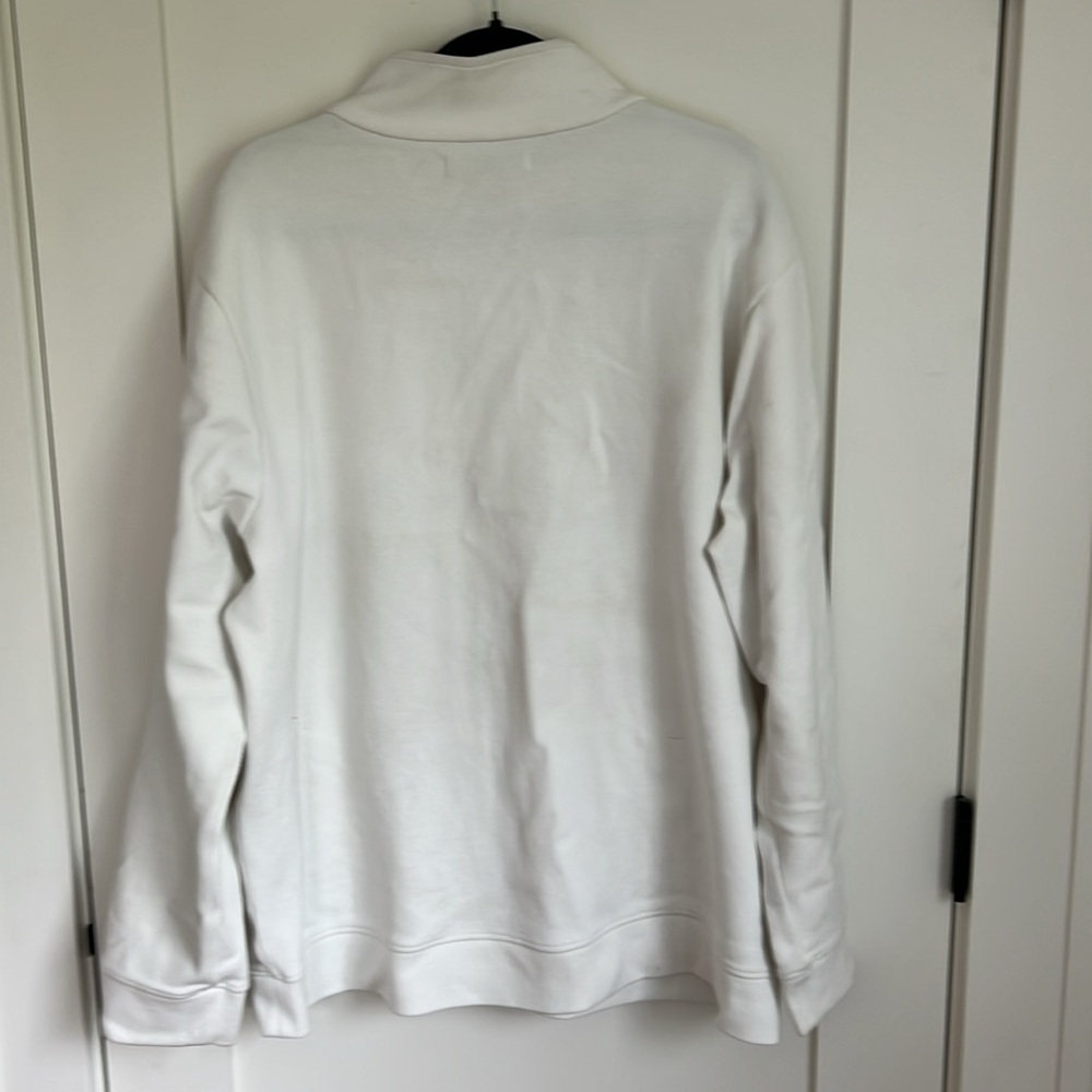 🛍️ Criquet Performance Men’s XXL Cream Full Zip Jacket Golf Knit Stretch - Picture 4 of 4